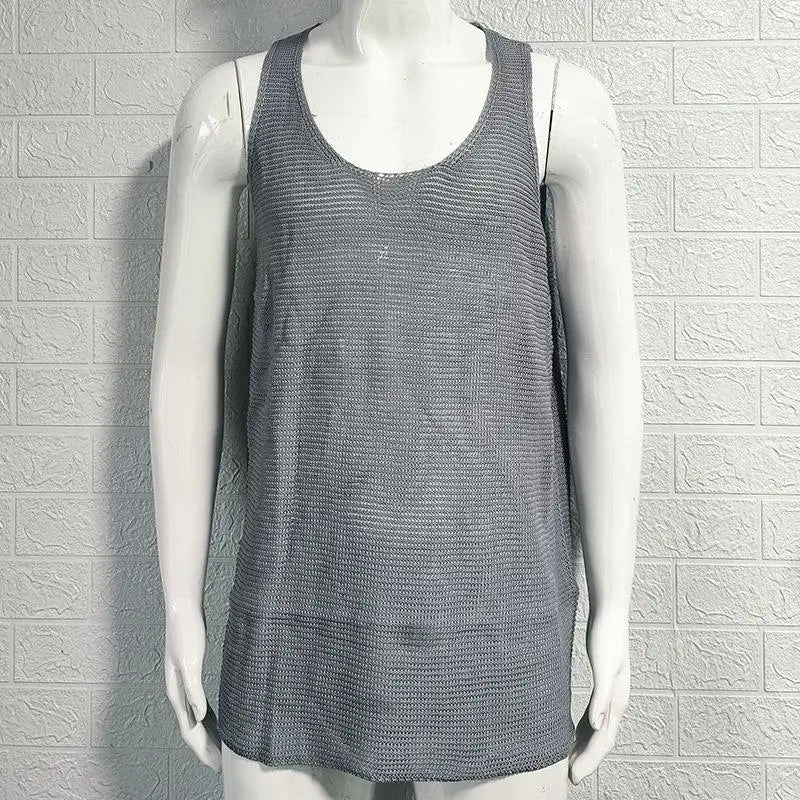 Men's Summer Loose Sleeveless Knitted Vest