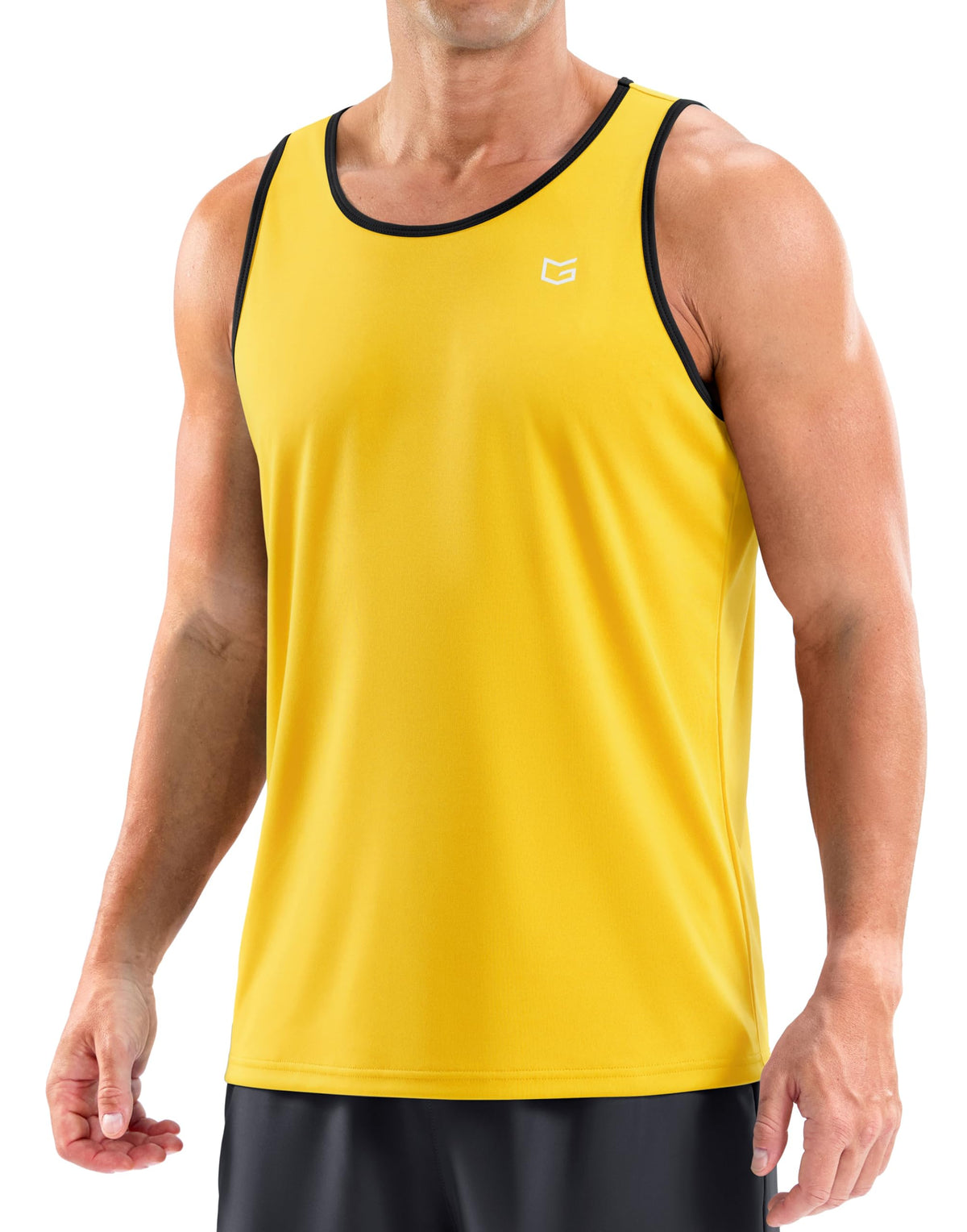 Beach Tank Tops for Men UPF50+ Dry Fit Summer Sleeveless Shirts