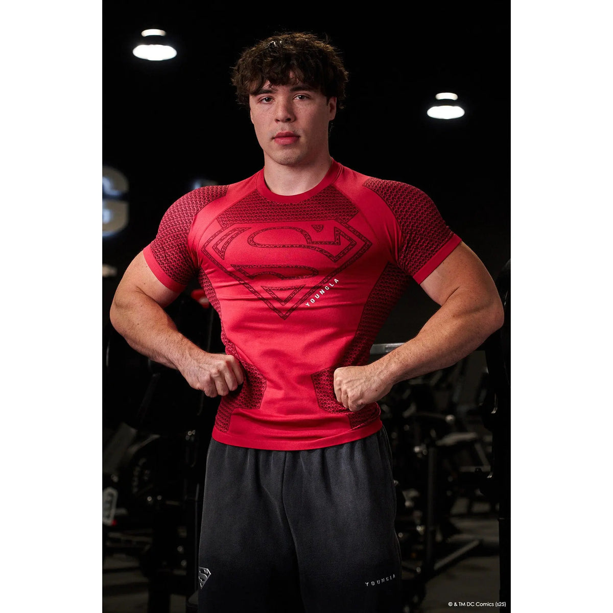 4117 - Superman Compression Tees