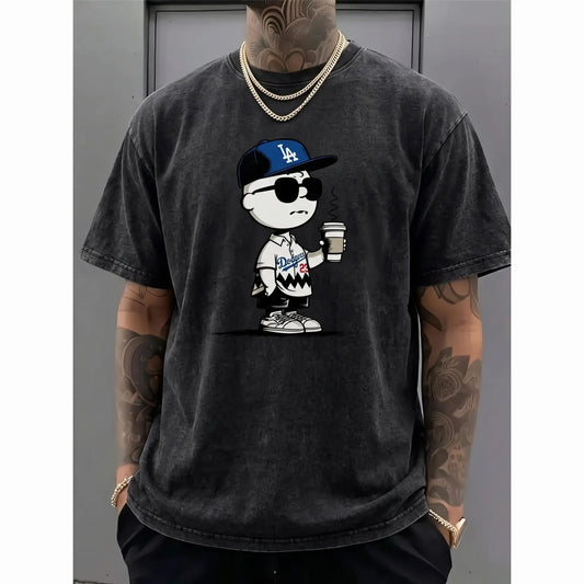 100% Cotton High Five Baseball T-Shirt | 180G Pure Cotton Casual Sport Tee Trending Southernstyle Lakelife Man Fitness,Summervibes,Muppet