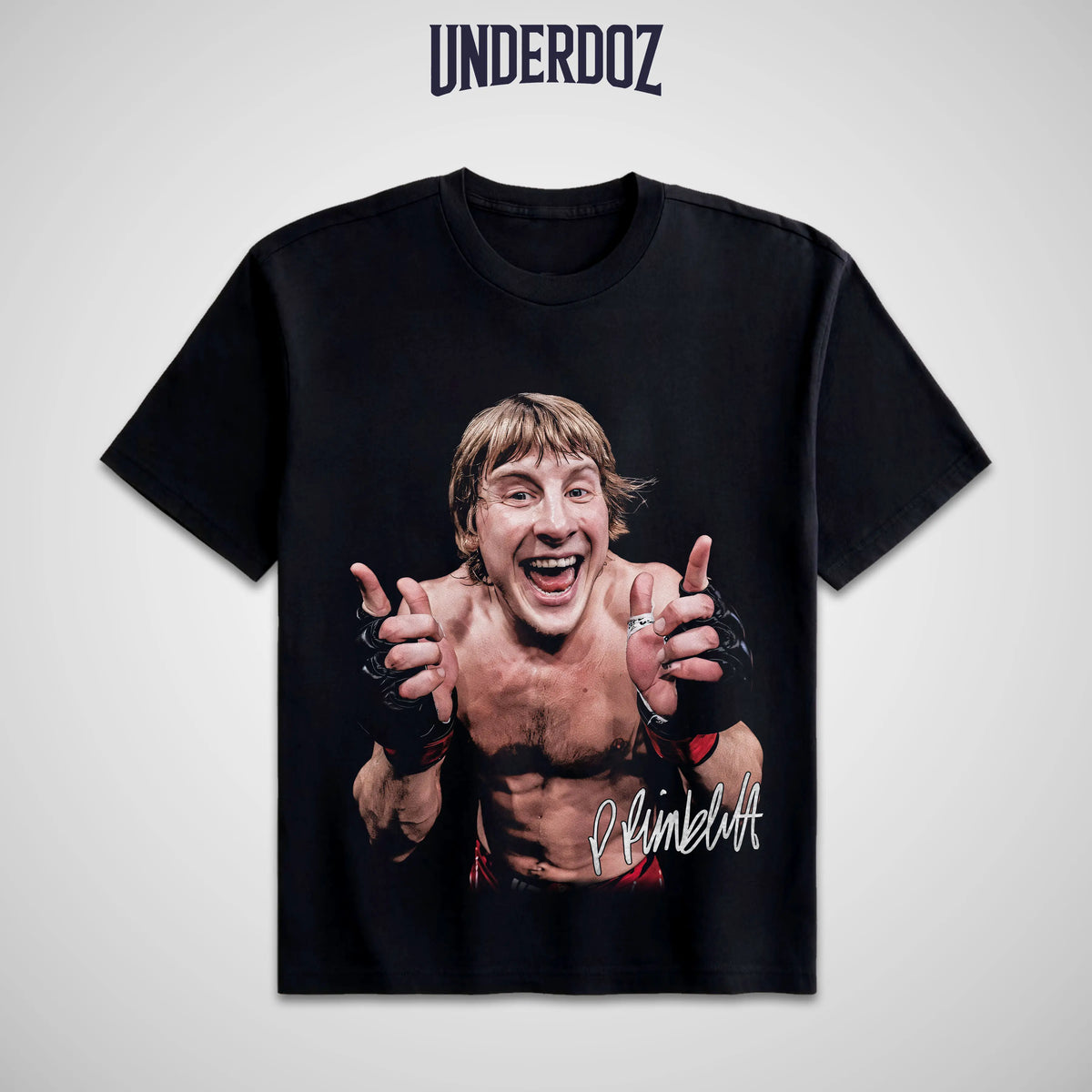 [COLLECTION] Paddy "The Baddy" Pimblett UFC Men's Cotton Shortsleeve Round Neck Tshirt Top - Oversize Casual Streetwear Graphic Shirts, Fabric-Focused MMA Fan Gift for Him