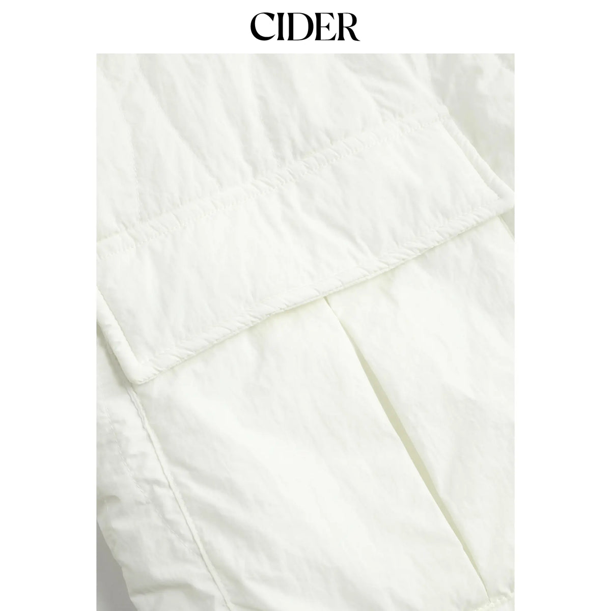 Cider [size 4-10] Round Neck Geometric Puffer Vest