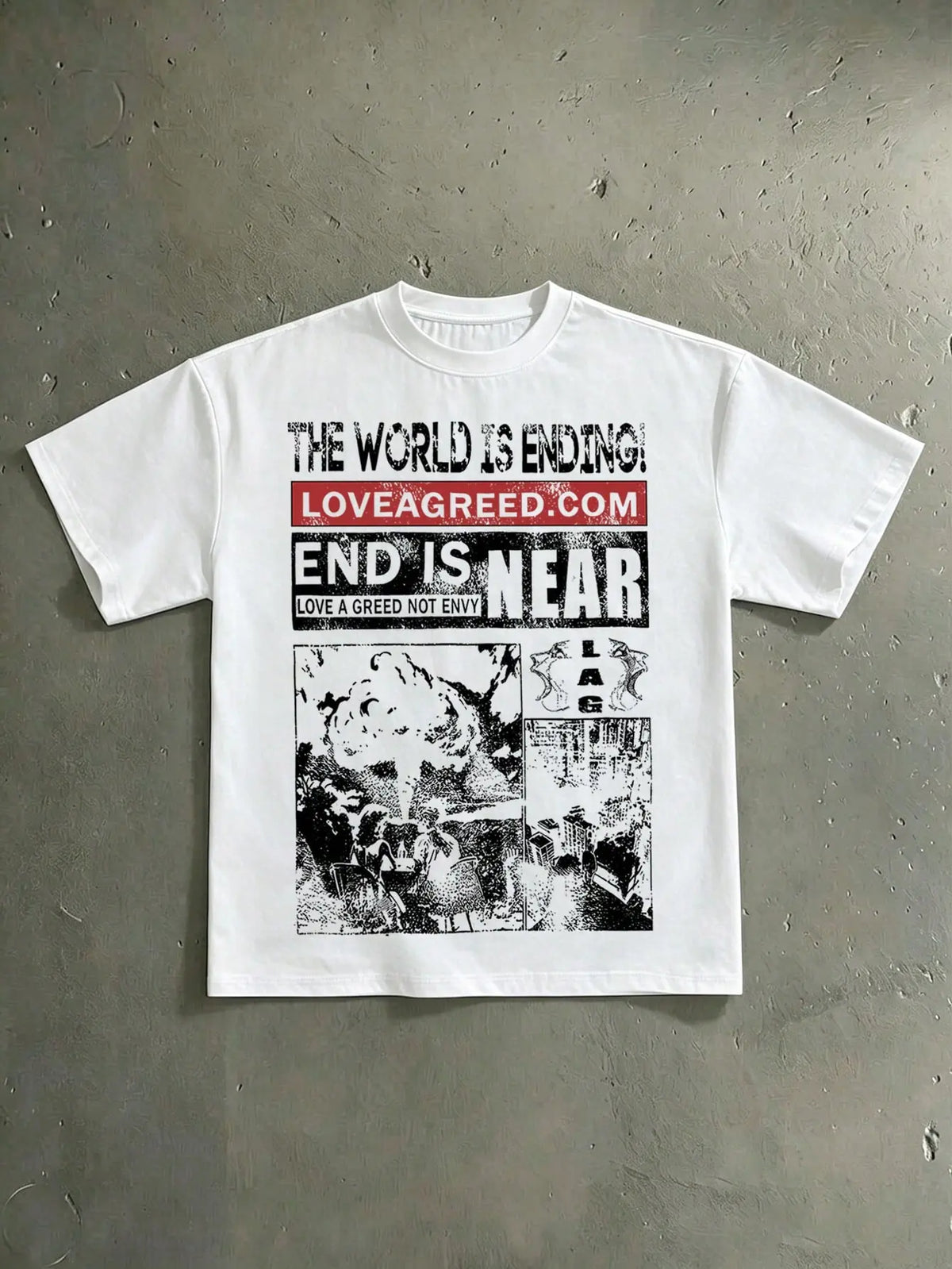 Women's Pure Cotton Casual Short-Sleeve T-Shirt - Textured Streetwear Piece, Breathable Fabric, Retro Manifesto Newspaper Graffiti Design, Daily Women's Clothes Top
