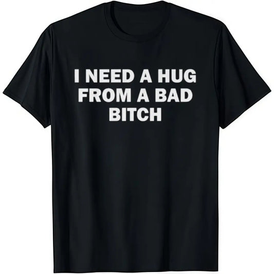 Men's Funny Graphic Tee, Sarcastic Printed Cotton Tops, Short Sleeve Round Neck Streetwear Shirt, Menswear, Cool Guys Gifts, Soft