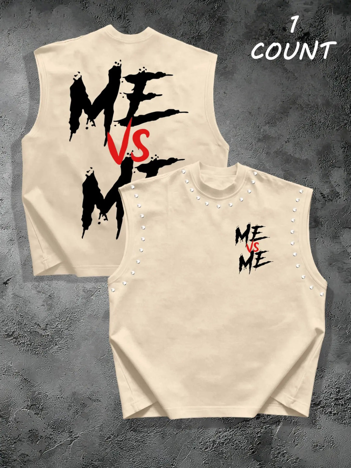 Summer Rhinestone Vest, Sleeveless Vest Tops, Letter Pattern Sleeveless Top, Streetwear Loose Fit, Breathable Casual Wear, Casual Sleeveless Knit, Ideal for Outdoor Leisure