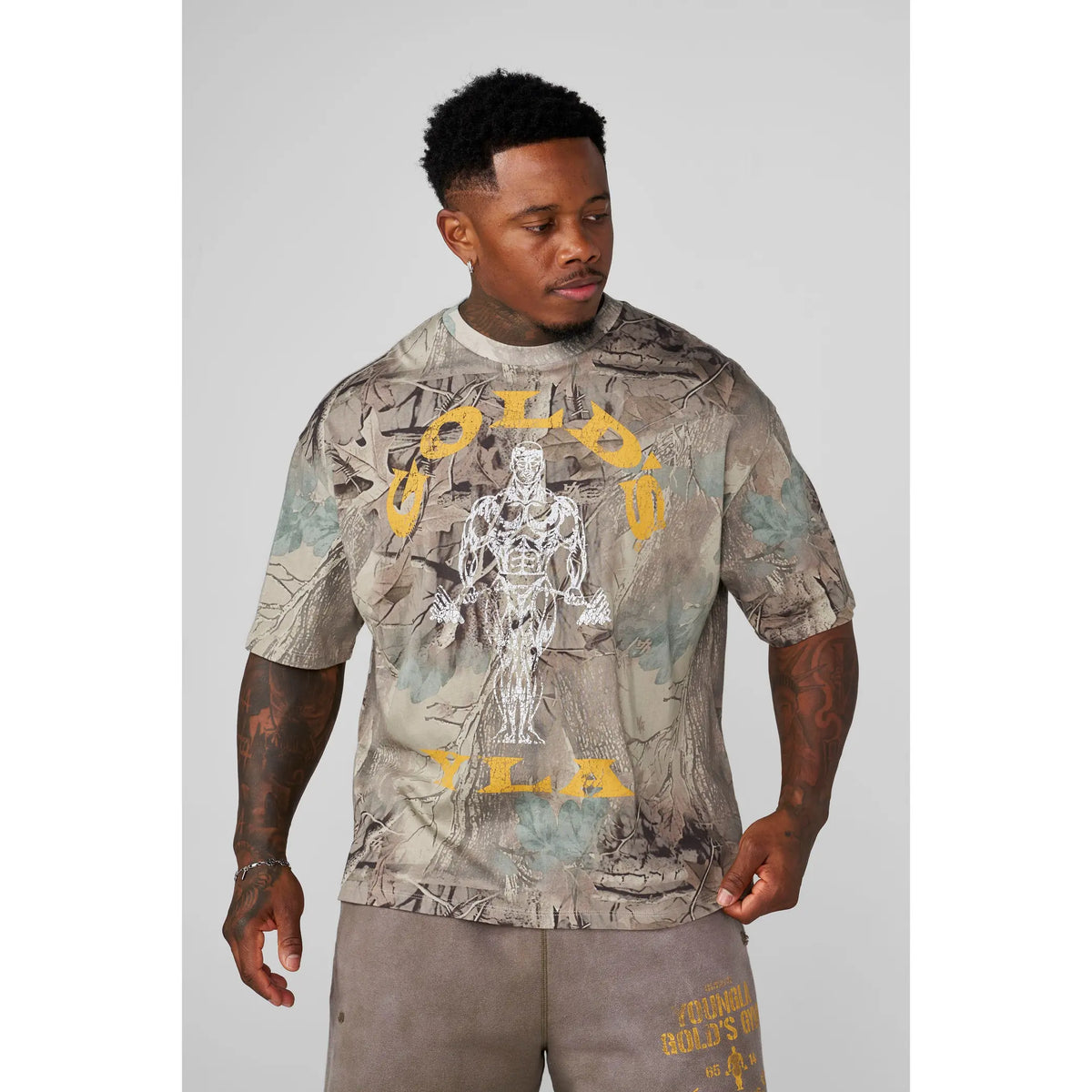 4213 - Gold's Iron Legacy Icon Tees