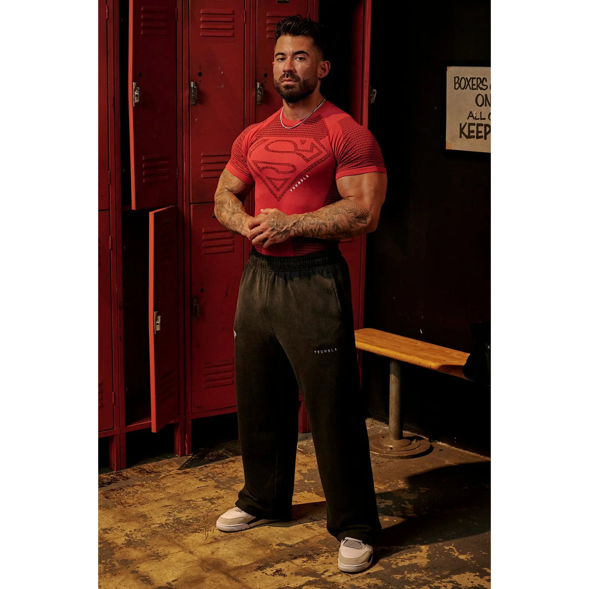 4117 - Superman Compression Tees