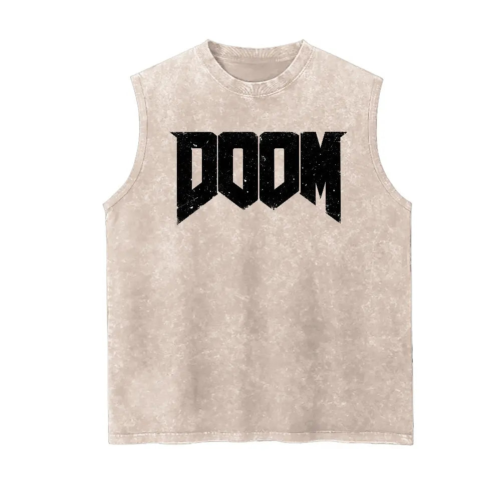 Vintage Washed Tank 90s Graphic Sleeveless Tank Tops Men Vest Streetwear Outfits Men Vacation Outfits Sleeveless Shirt