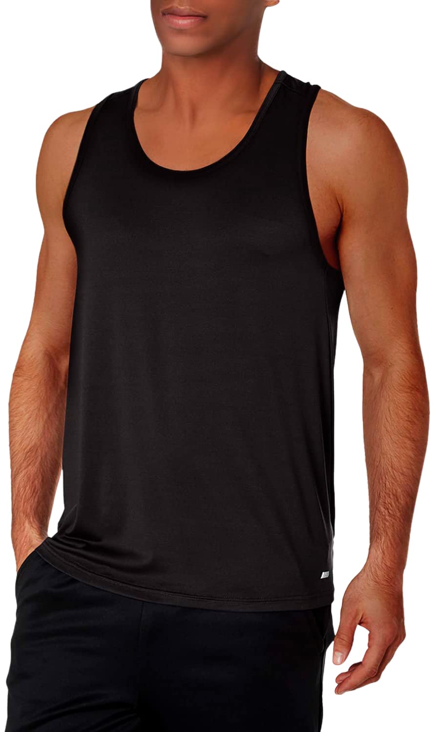 Amazon Essentials Men's Quick Dry Moisture-Wicking Tech Stretch Active Sleeveless Tank Top Workout Shirt