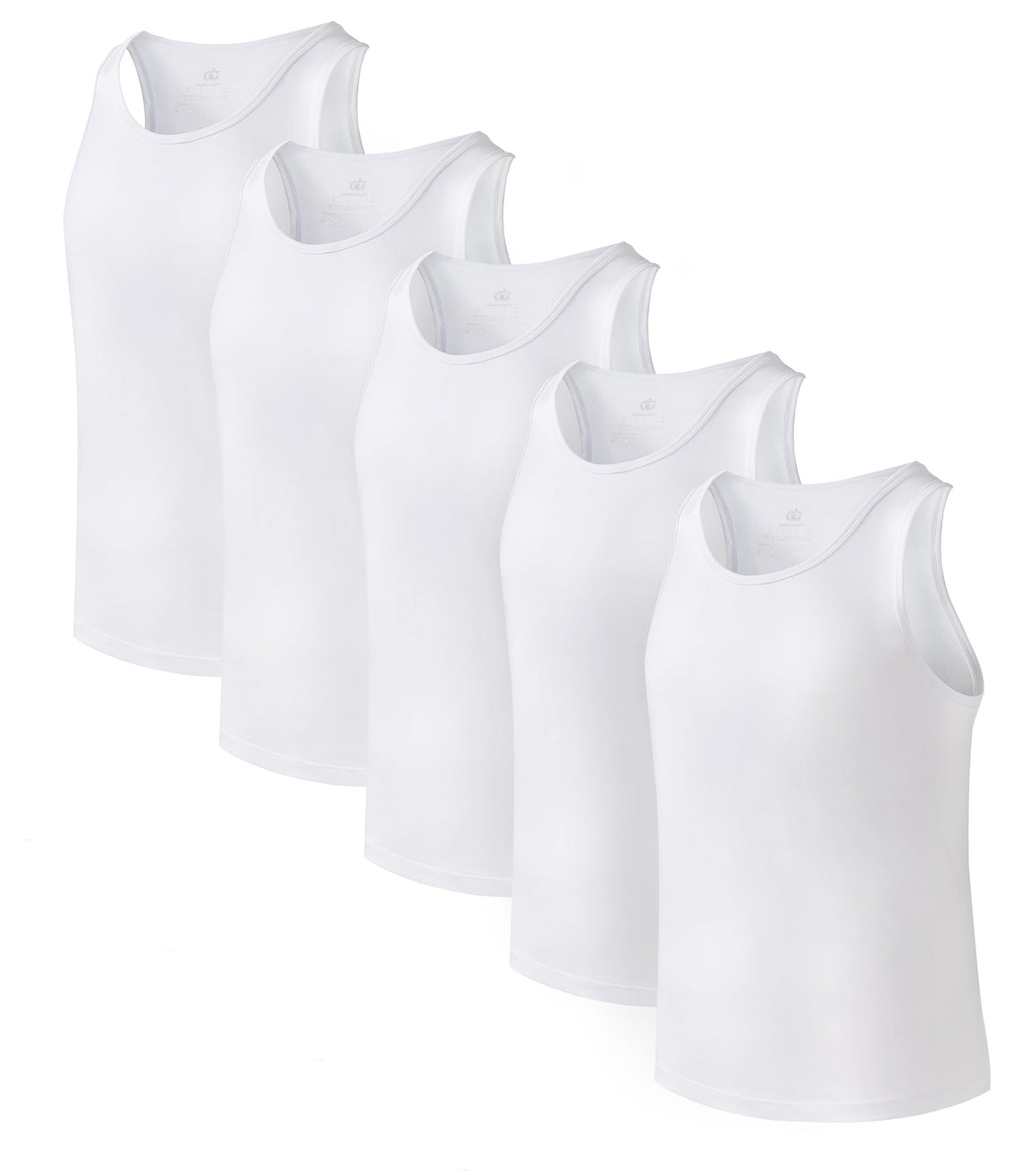 DAVID ARCHY Men's Tank Top Undershirts Moisture-Wicking A-Shirt for Men