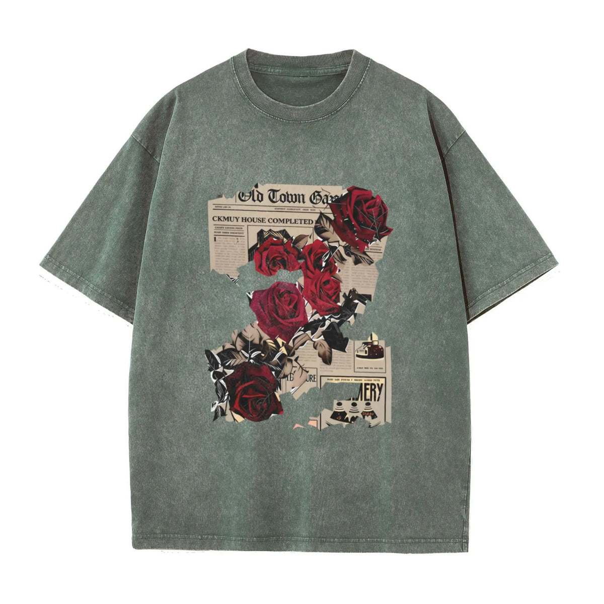 Women's Round Neck Short Sleeve Aesthetic Streetwear Casual Cotton Tee - Retro Loose Fit Cute Trendy Graphic Top, T Shirts Women for Summer Outdoor Wear
