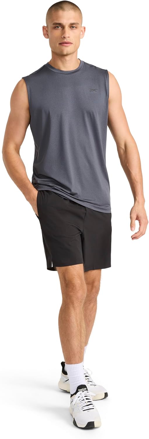 Reebok Men's Muscle Performance Crewneck Tank Top