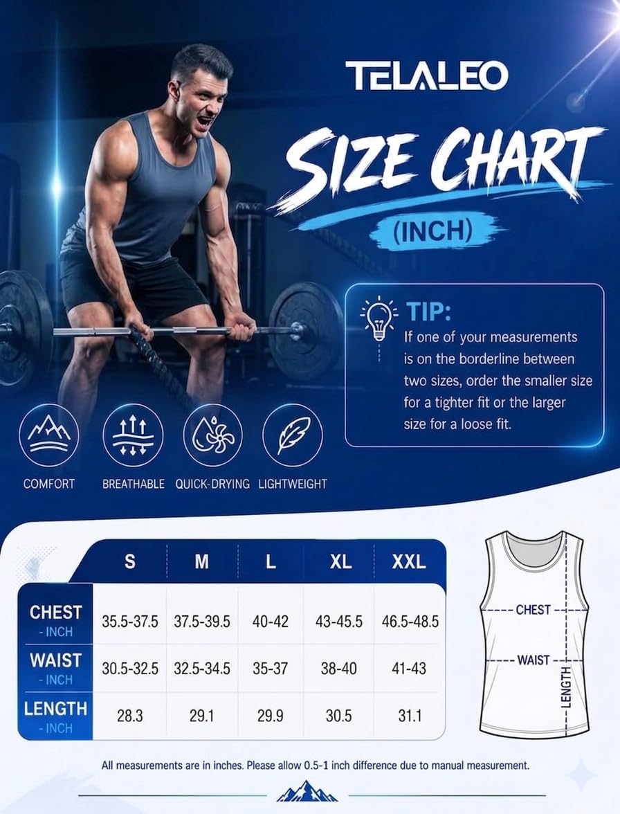 5 Pack Men's Workout Tank Tops Sleeveless Shirt Mesh Muscle Gym Fitness