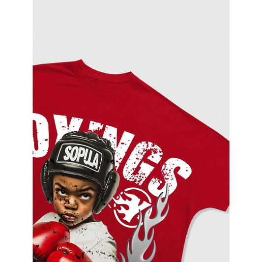 Men's Street Style Graphic Tee, Breathable Short Sleeve Crewneck Casual Tops for Shopping Trips & Layering Under Jackets,back to school,back to school shopping, Mens Clothing