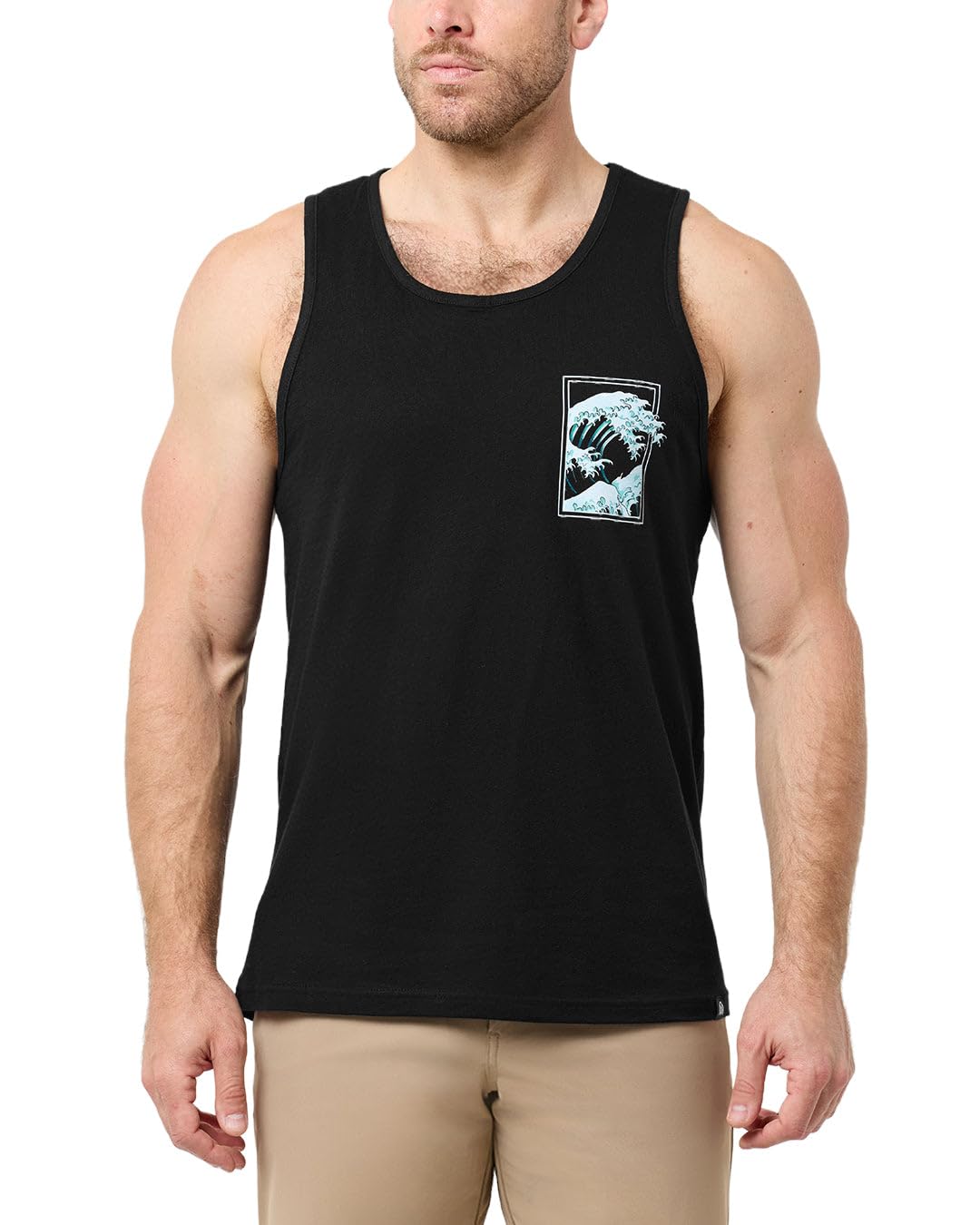 INTO THE AM Graphic Tank Tops for Men Cool Summer Beach Muscle Tanks S-2XL