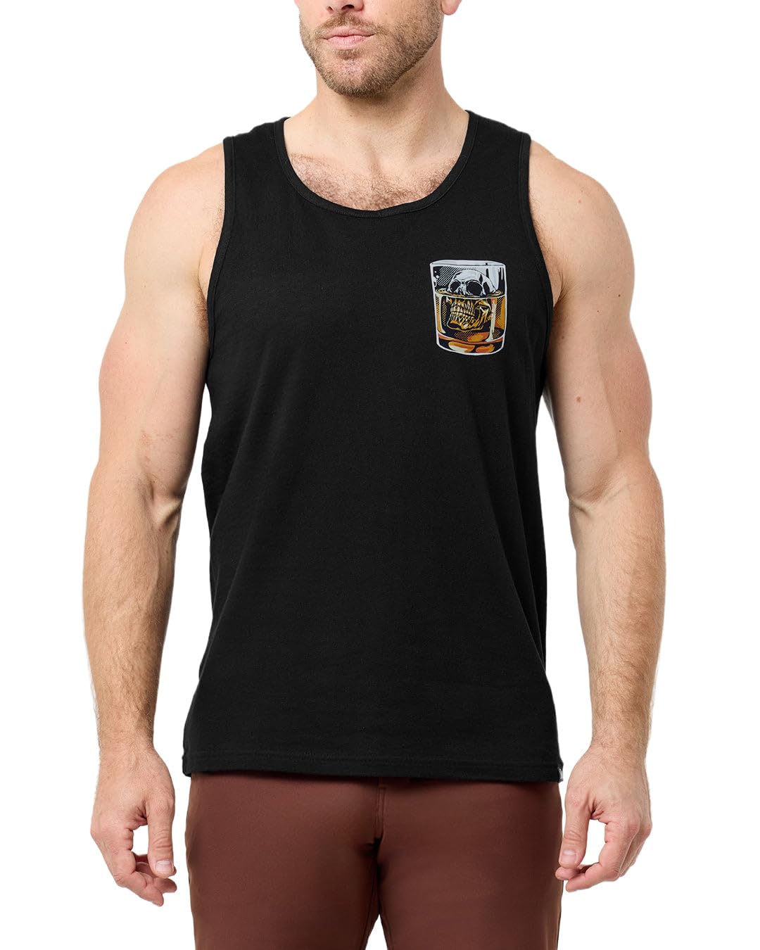INTO THE AM Graphic Tank Tops for Men Cool Summer Beach Muscle Tanks S-2XL