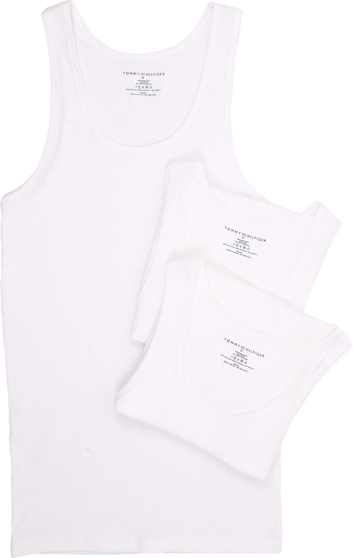 Tommy Hilfiger Men's Cotton Classics 3-Pack A-Shirt