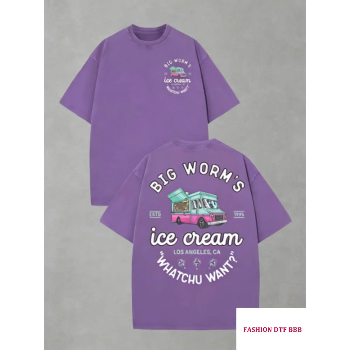 90S Movie "Big Bug Ice Cream" Pattern Men'S Crew Neck Short Sleeve T-Shirt - Retro Pop Culture Style, Perfect for Movie Night And Streetwear | Men'S T-Shirts, Printed T-Shirts, 90S Fashion, Movie Fan Gifts