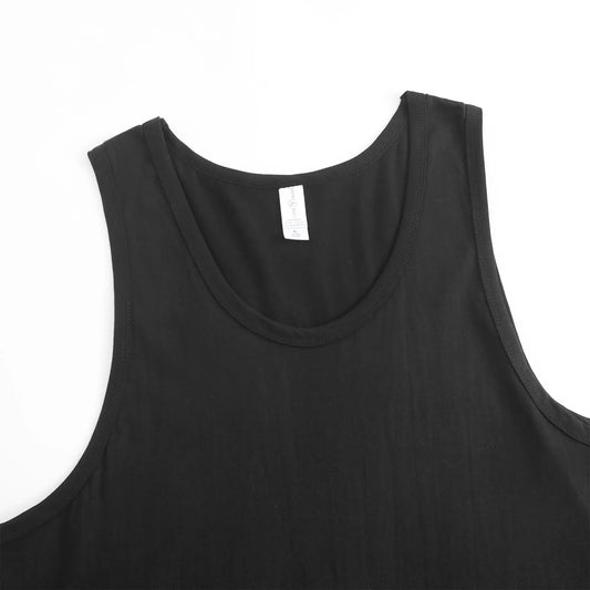Men's Plain Scoop Neck Sleeveless Menswear Vest - Standard Size, Vintage Coconut Tropical Style, Easy to Maintain, Versatile Layering Piece That Complements Various Outfits with Jeans