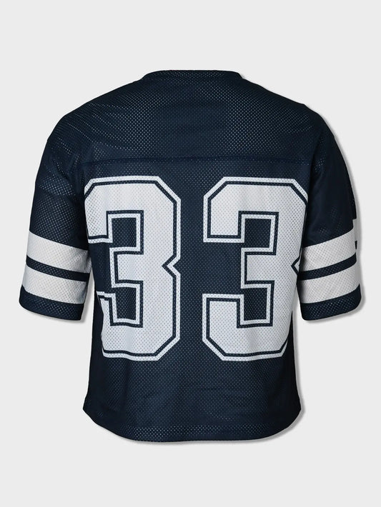 DealsForYouDays Spring To Summer Jersey Shirts Mesh Number Graphic Crew Neck Short Sleeve Streetwear Tee Loose Tops