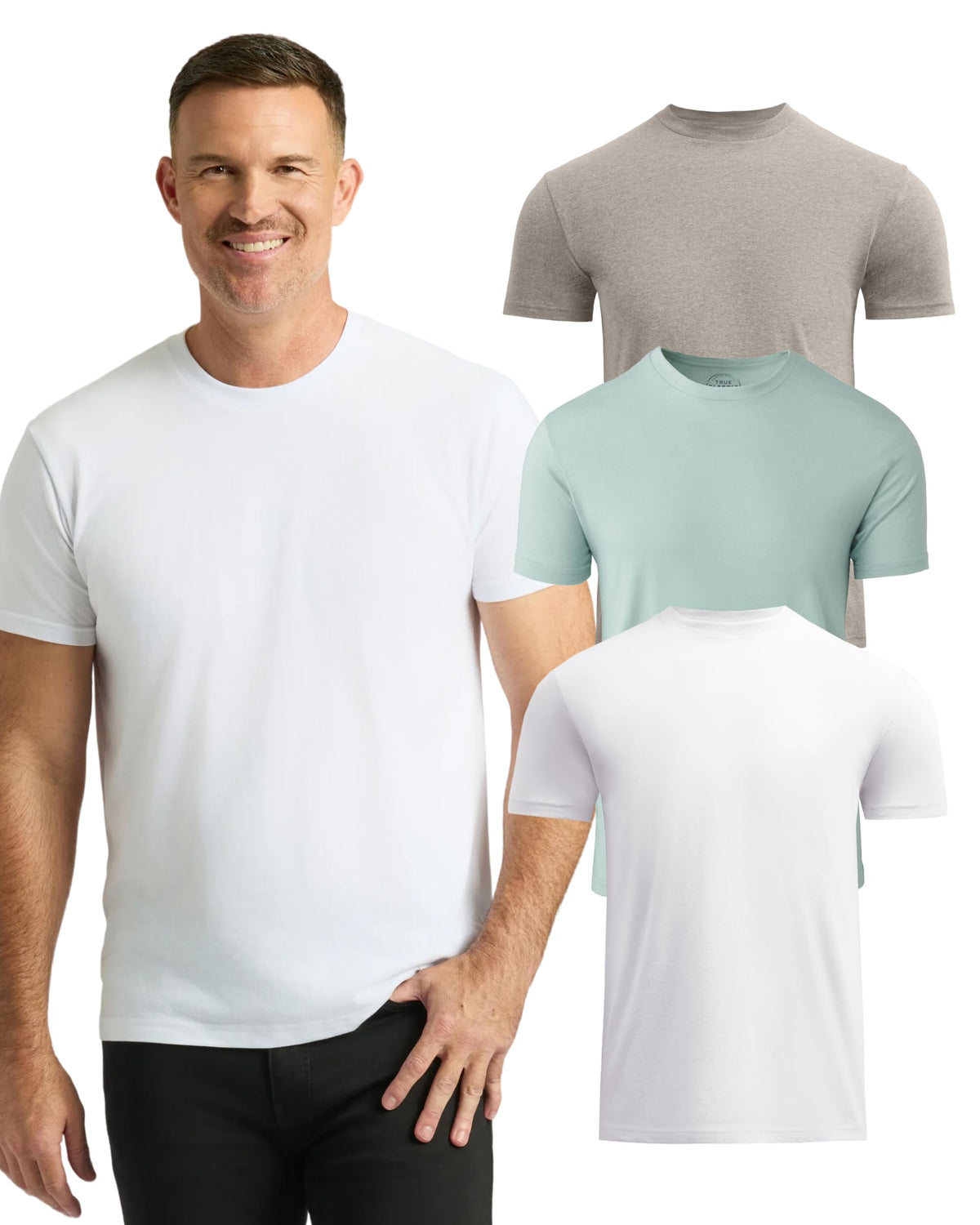 True Classic Mens T-Shirts – Short Sleeve Crew