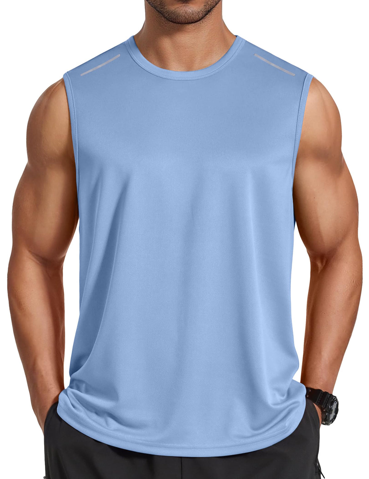 COOFANDY Men's Sleeveless Shirt Quick Dry Workout Tank Top Gym Muscle T Shirts Sport Athletic Tanks Moisture Wicking