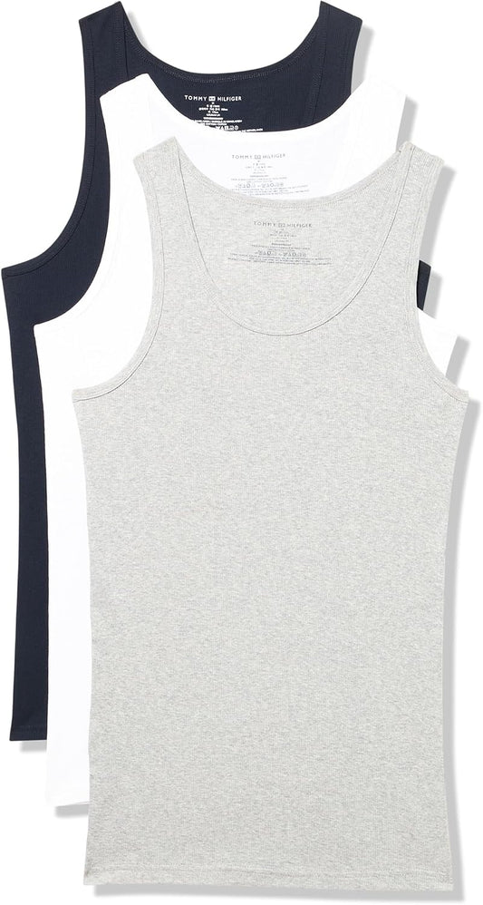 Tommy Hilfiger Men's Cotton Classics 3-Pack A-Shirt