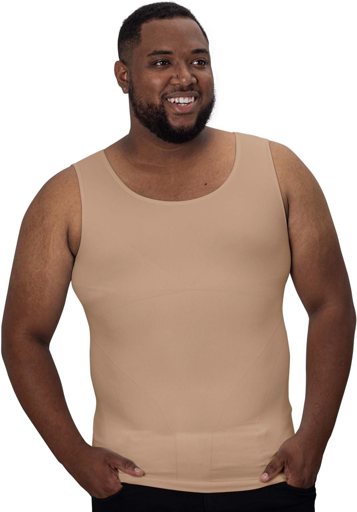 QORE LOGIQ Gynecomastia Compression Shirts for Men