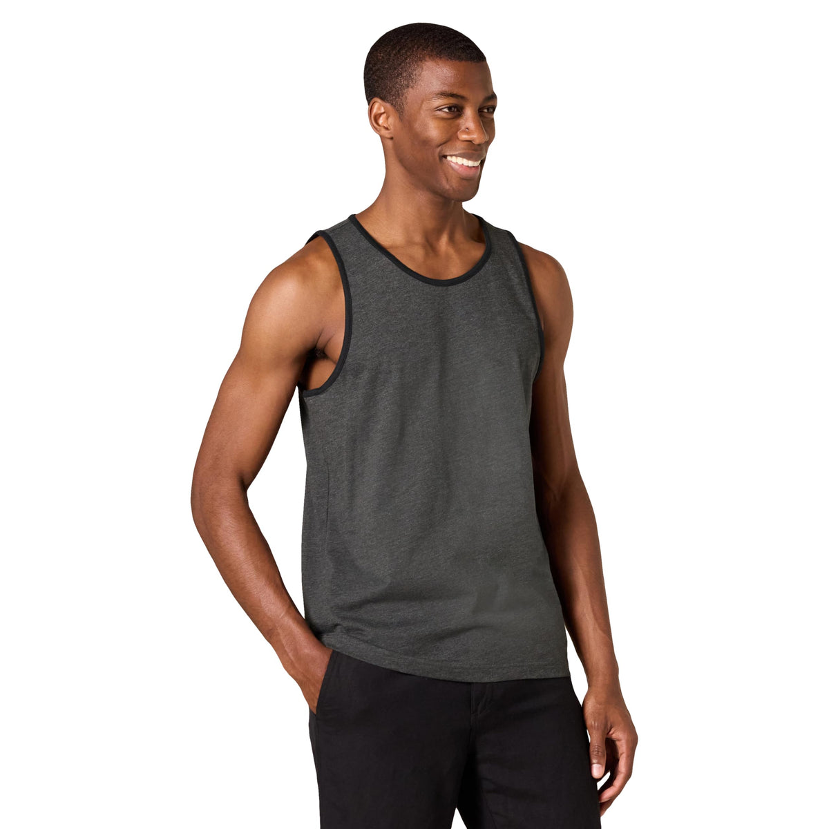 Amazon Essentials Men's Regular-Fit Sleeveless Tank Top, 100% Cotton