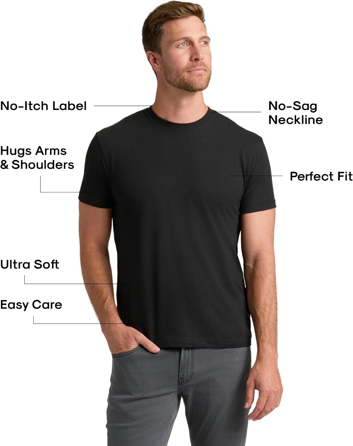 True Classic Mens T-Shirts – Short Sleeve Crew