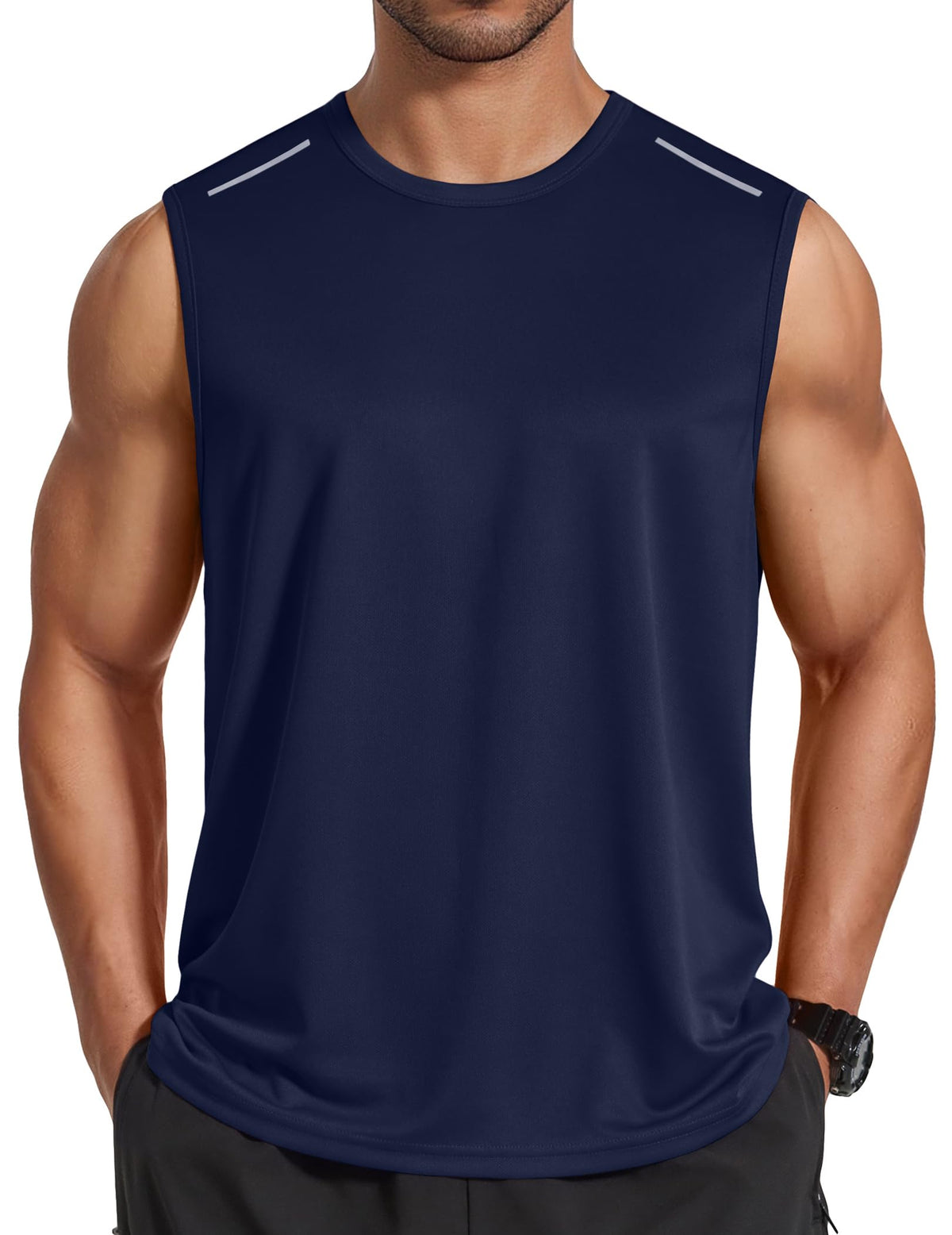 COOFANDY Men's Sleeveless Shirt Quick Dry Workout Tank Top Gym Muscle T Shirts Sport Athletic Tanks Moisture Wicking