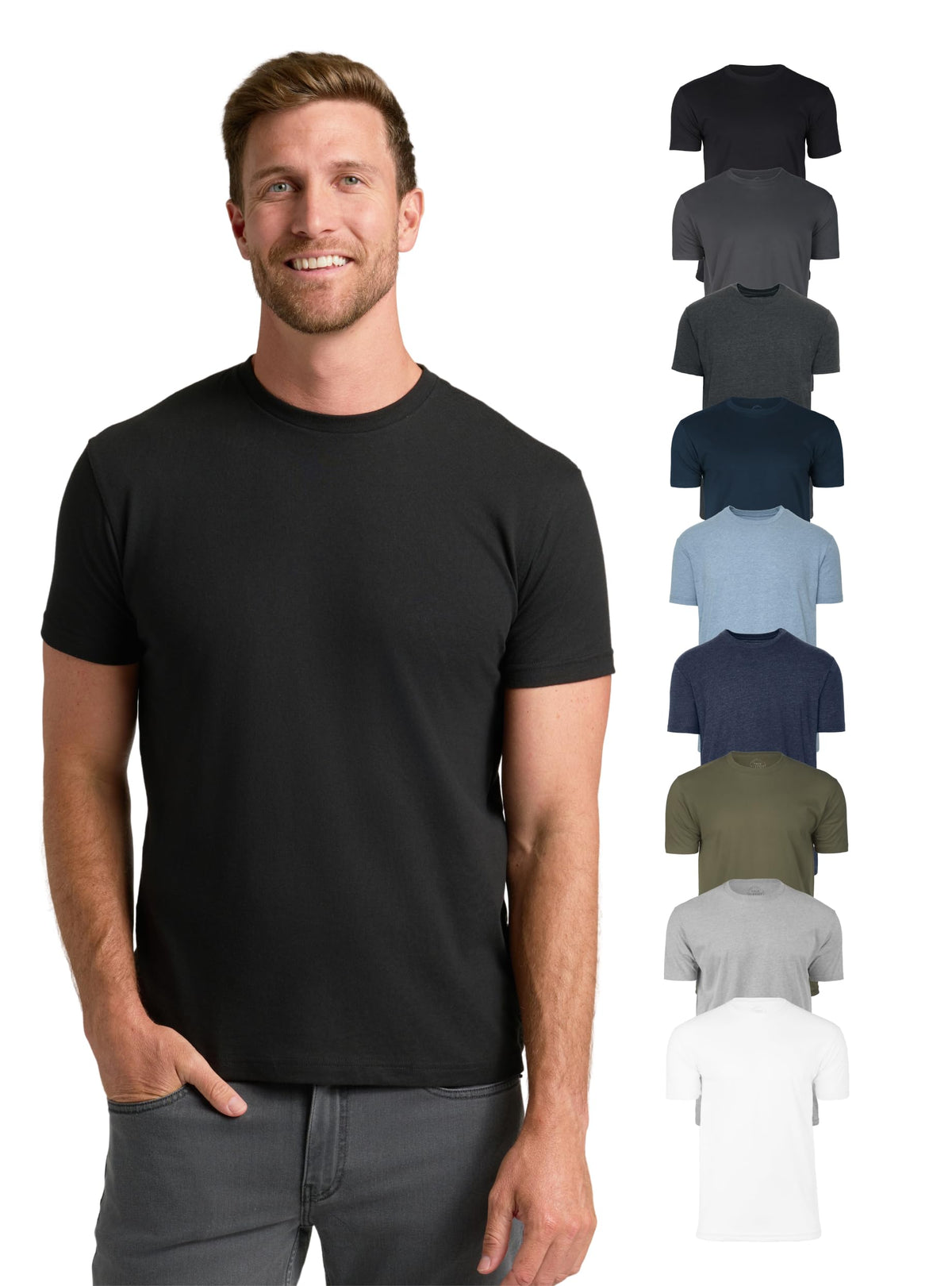 True Classic Mens T-Shirts – Short Sleeve Crew