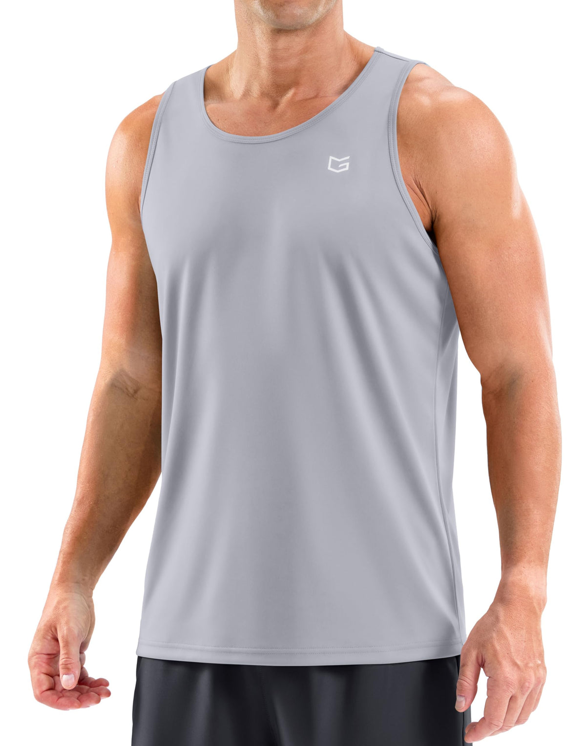 Beach Tank Tops for Men UPF50+ Dry Fit Summer Sleeveless Shirts