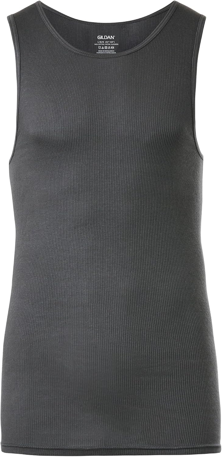 Gildan Men's A-Shirts Tanks Multipack
