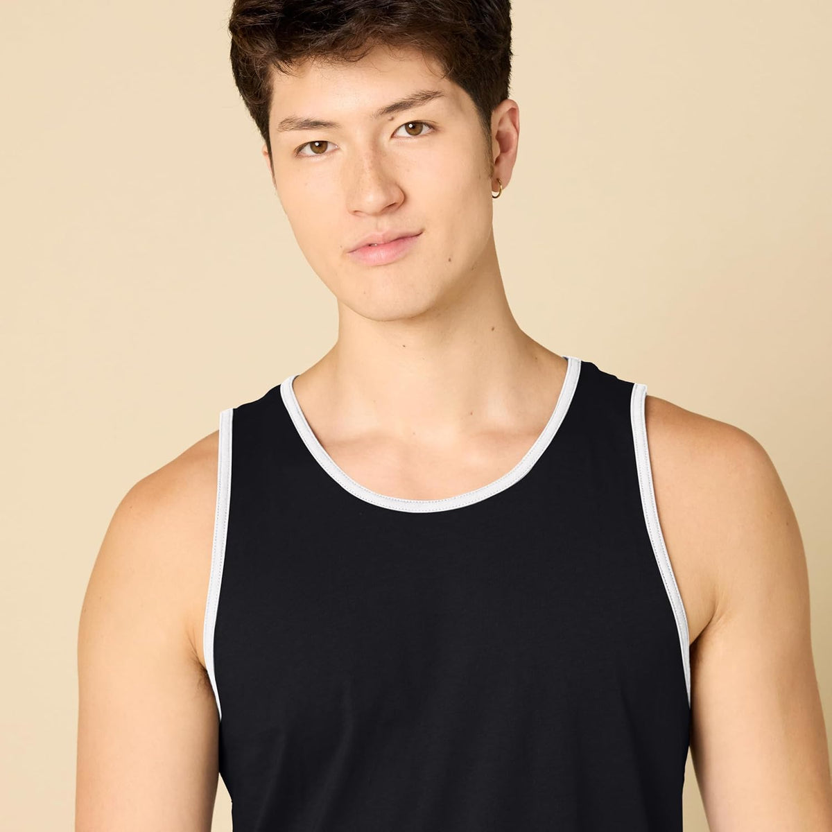 Amazon Essentials Men's Regular-Fit Sleeveless Tank Top, 100% Cotton
