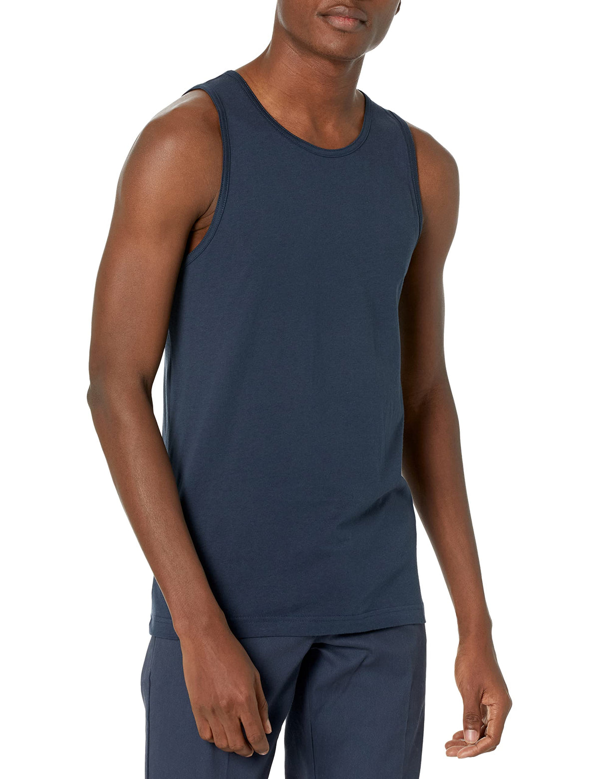 Amazon Essentials Men's Regular-Fit Sleeveless Tank Top, 100% Cotton