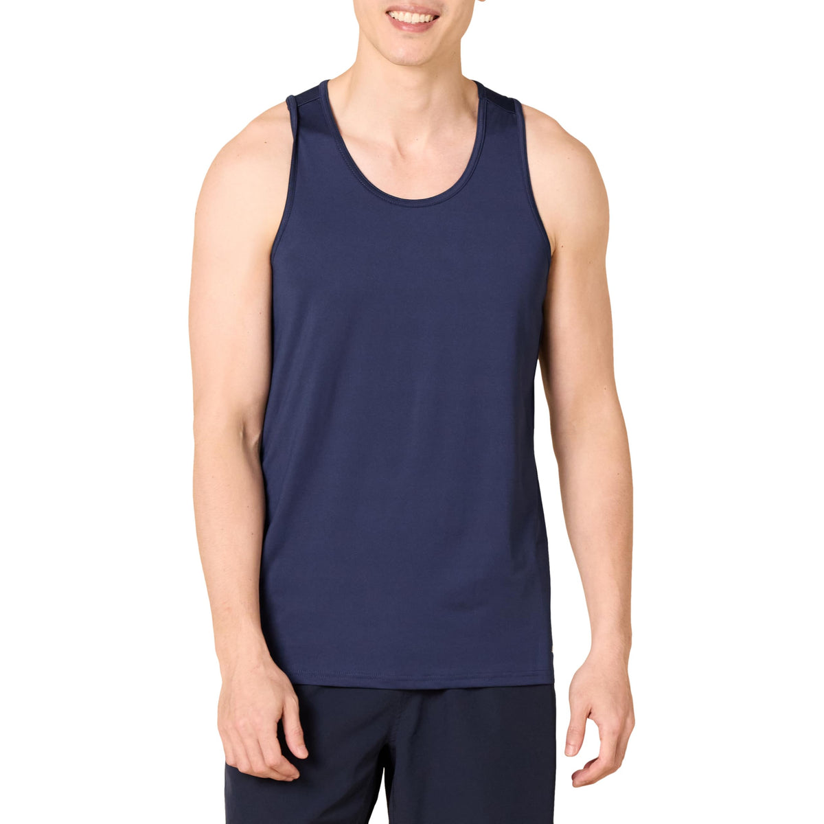Amazon Essentials Men's Quick Dry Moisture-Wicking Tech Stretch Active Sleeveless Tank Top Workout Shirt