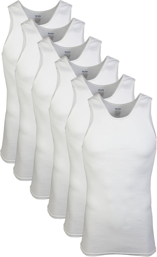 Gildan Men's A-Shirts Tanks Multipack