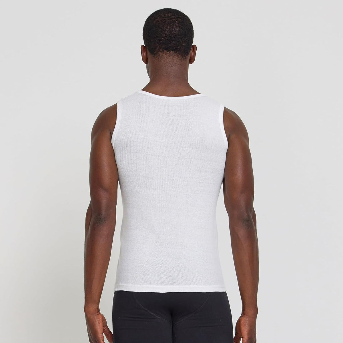 True Religion Lightweight Tank Tops for Men 5 Pack Undershirt Ribbed Cotton
