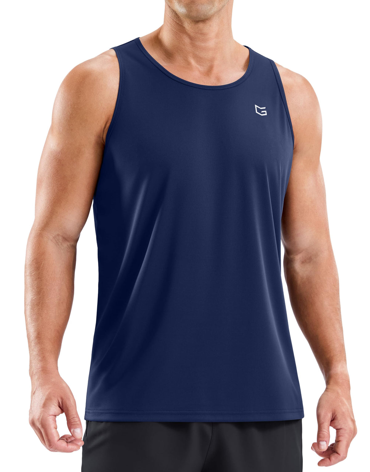 Beach Tank Tops for Men UPF50+ Dry Fit Summer Sleeveless Shirts