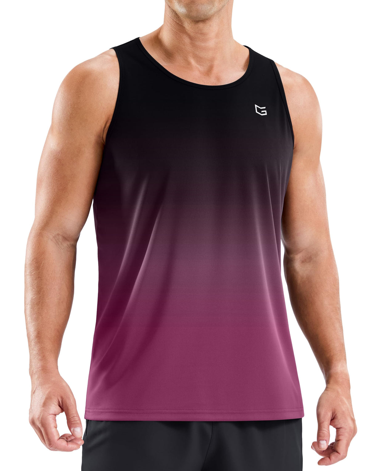 Beach Tank Tops for Men UPF50+ Dry Fit Summer Sleeveless Shirts
