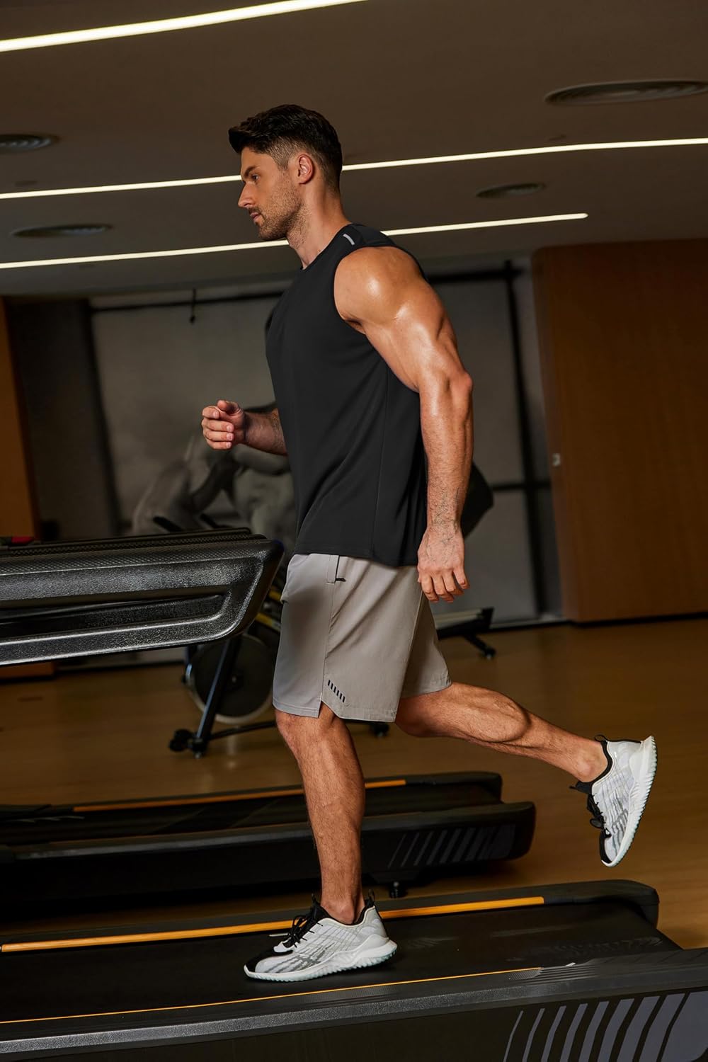 COOFANDY Men's Sleeveless Shirt Quick Dry Workout Tank Top Gym Muscle T Shirts Sport Athletic Tanks Moisture Wicking