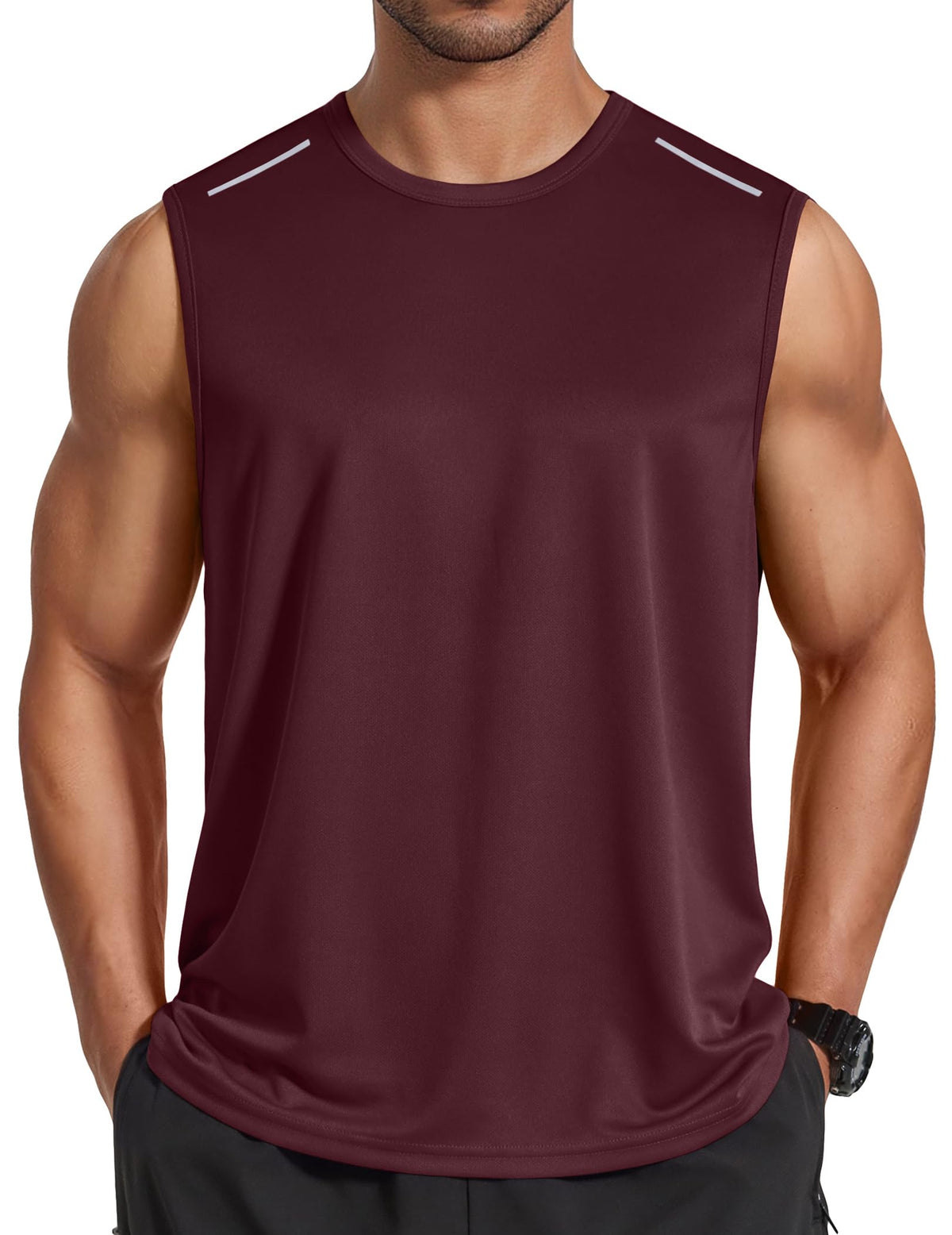 COOFANDY Men's Sleeveless Shirt Quick Dry Workout Tank Top Gym Muscle T Shirts Sport Athletic Tanks Moisture Wicking