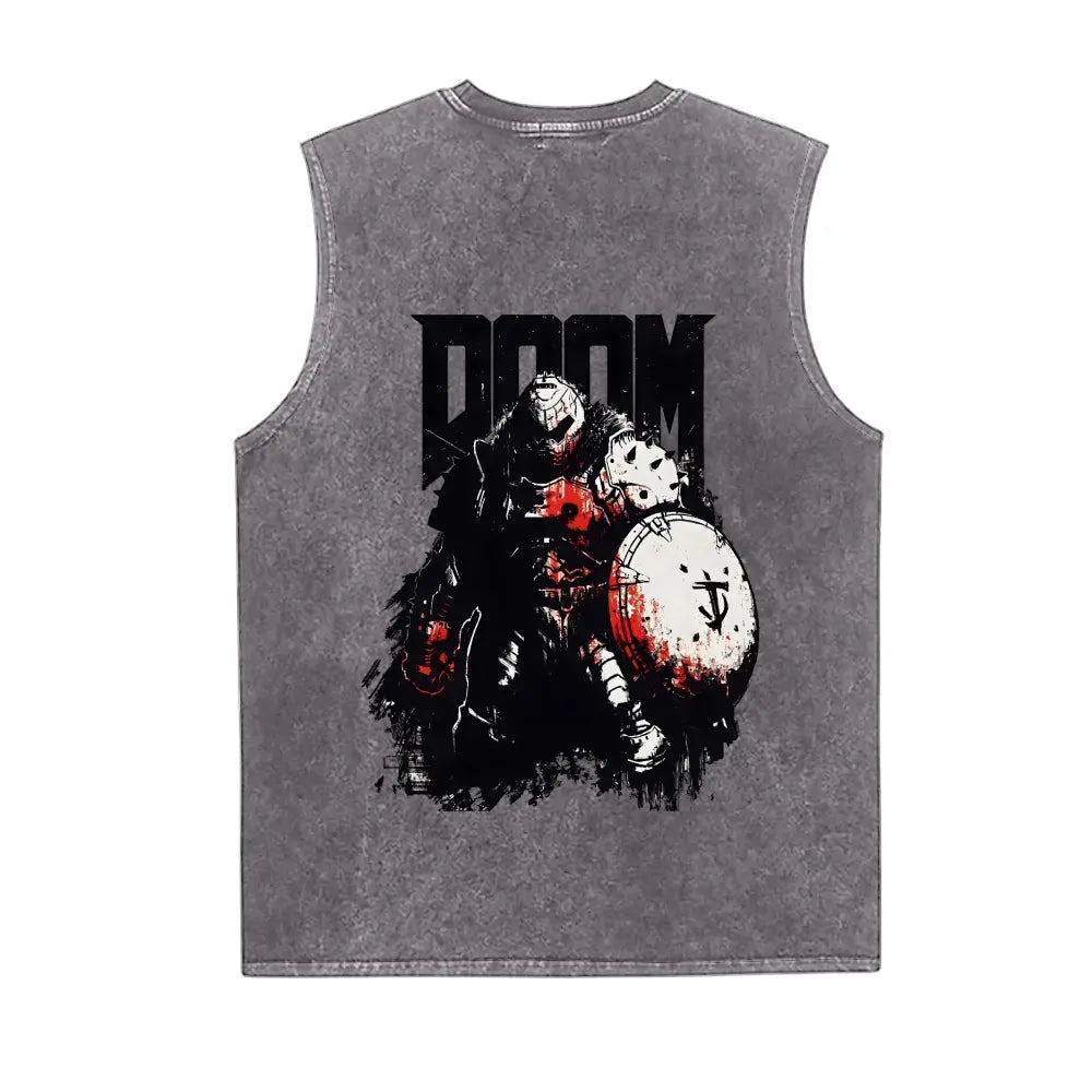 Vintage Washed Tank 90s Graphic Sleeveless Tank Tops Men Vest Streetwear Outfits Men Vacation Outfits Sleeveless Shirt