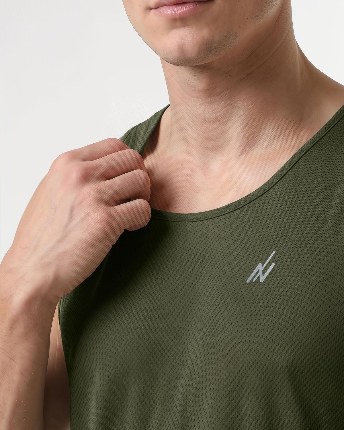 3 Pack Breathable Mesh Mens Tank Top Y-Back Workout Muscle Shirts for Gym