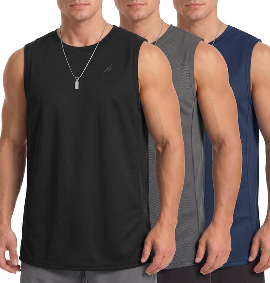 NY Threads 3 Pack Men Muscle Tee Tank Top