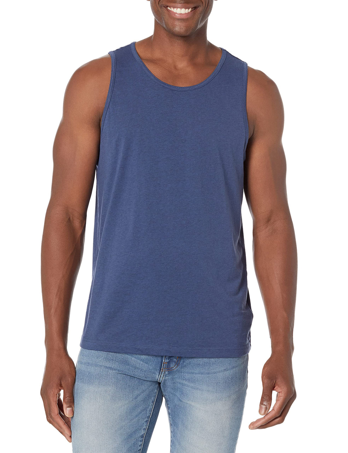 Amazon Essentials Men's Regular-Fit Sleeveless Tank Top, 100% Cotton