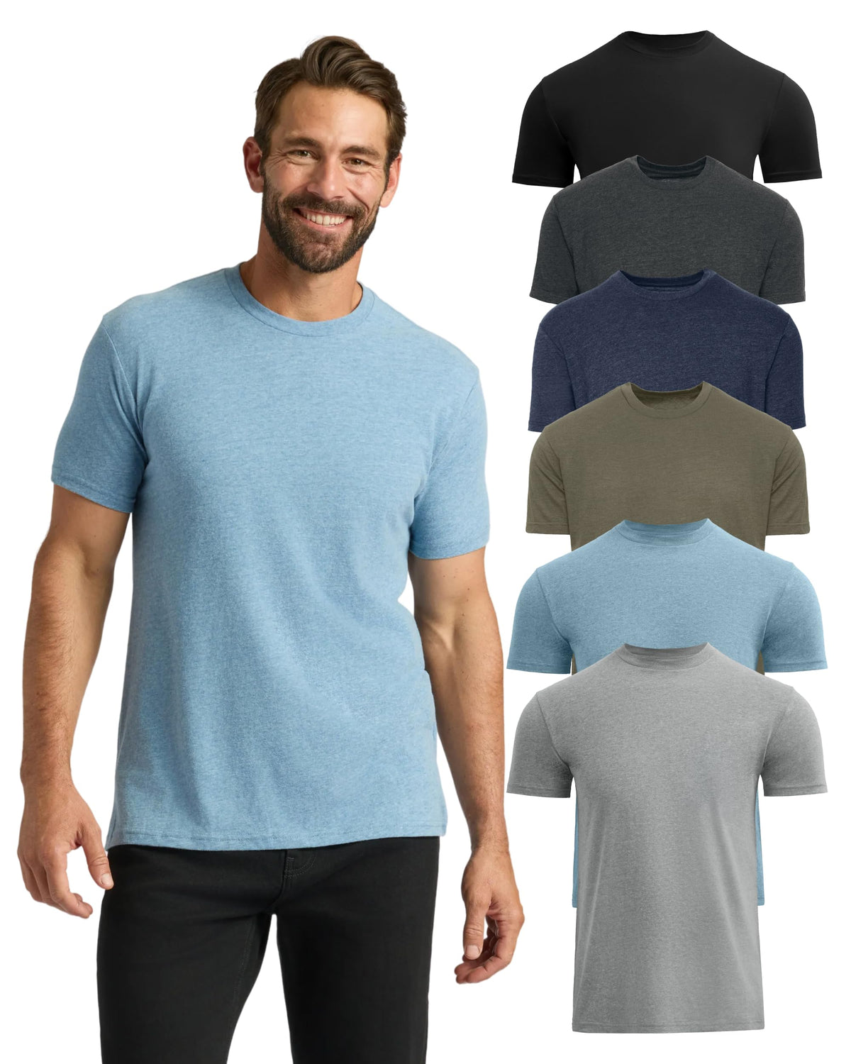 True Classic Mens T-Shirts – Short Sleeve Crew