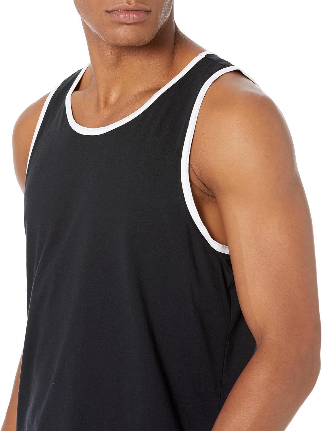 Amazon Essentials Men's Regular-Fit Sleeveless Tank Top, 100% Cotton