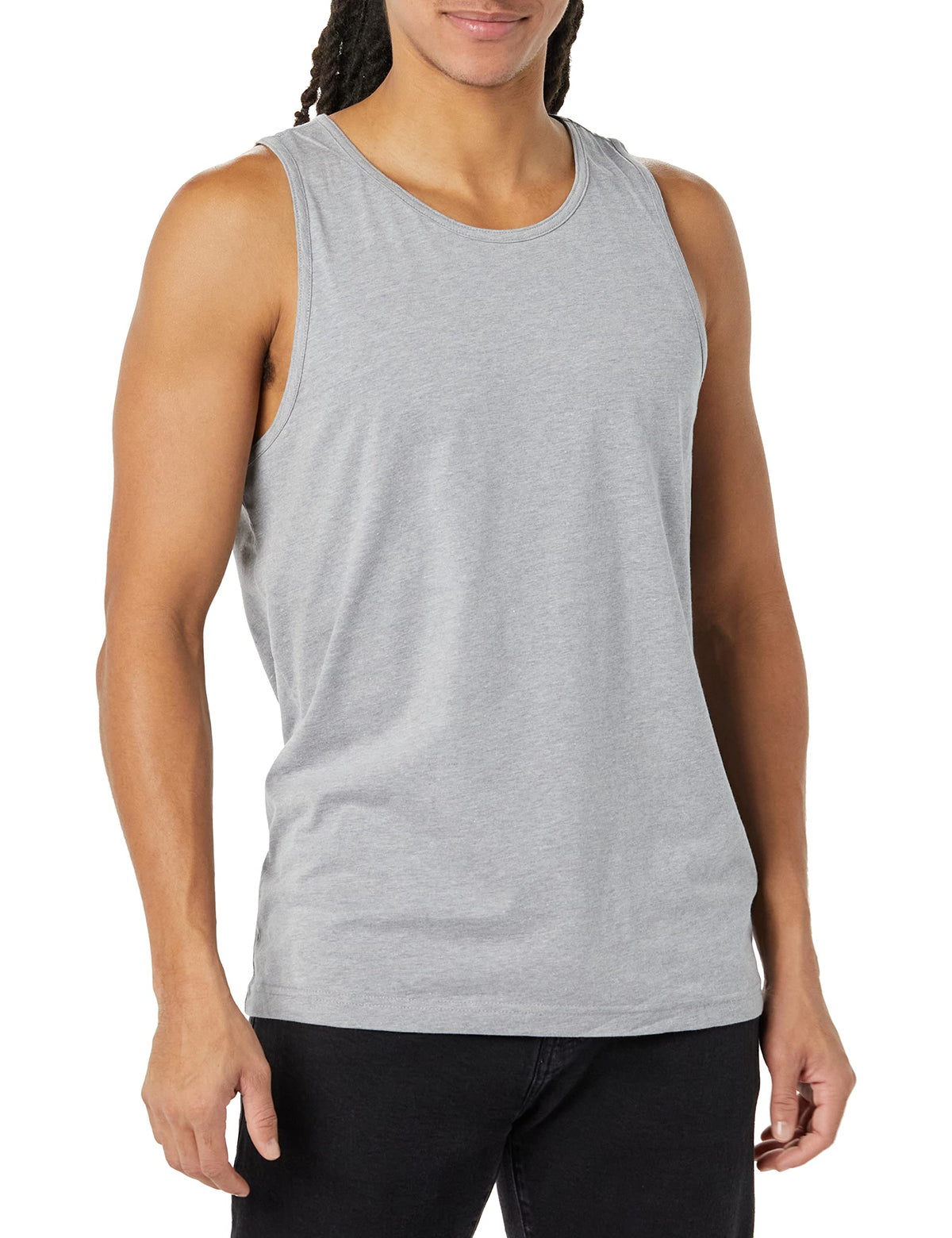 Amazon Essentials Men's Regular-Fit Sleeveless Tank Top, 100% Cotton